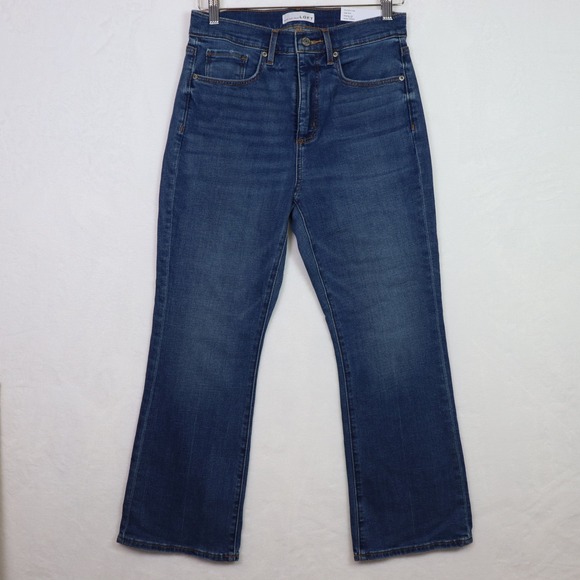 LOFT Denim - LOFT Medium Blue High Rise The Kick Crop Petite Jeans 28/6P